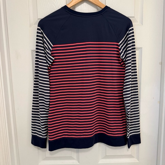 Like New Slazenger Striped Long Sleeved Golf Shirt - Picture 2 of 4